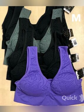M - NWT 6 pcs Wireless Sports Bralettes Bras